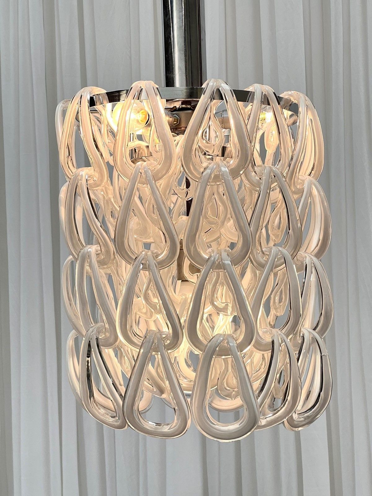 Vistosi Chandelier Designed By Angelo Mangiarotti photo 1155.0