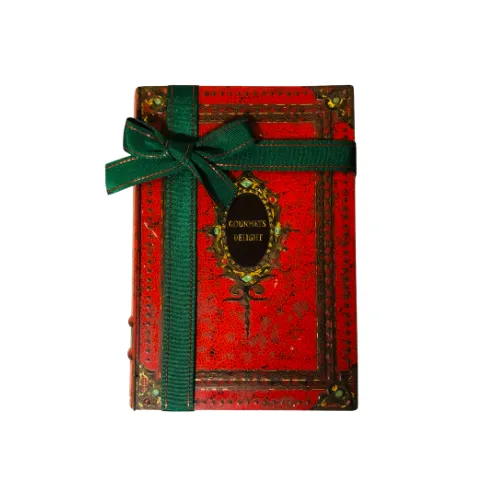 Victorian Book Shape Dutch Advertising Tin photo furniture