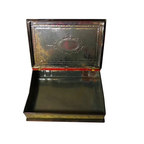Victorian Book Shape Dutch Advertising Tin photo 68.0
