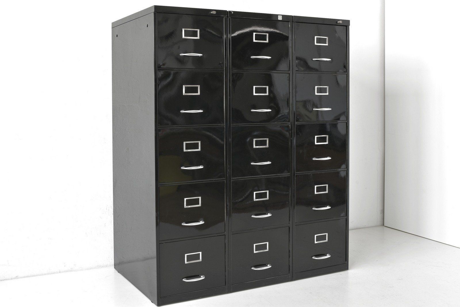 Hanging File Cabinet In Steel From Mauser Werke Waldeck, Germany, 1960s photo vintage