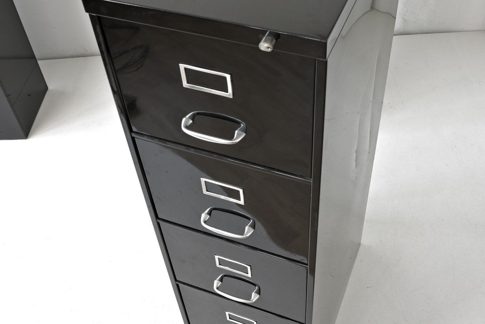 photo furniture Hanging File Cabinet In Steel From Mauser Werke Waldeck, Germany, 1960s
