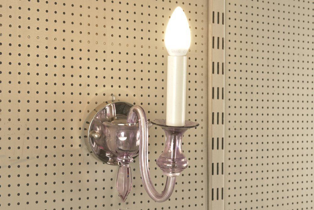 Glass Wall Lamps In Factory Design From Palwa, Germany, 1960s, Set Of 2 photo 744.0