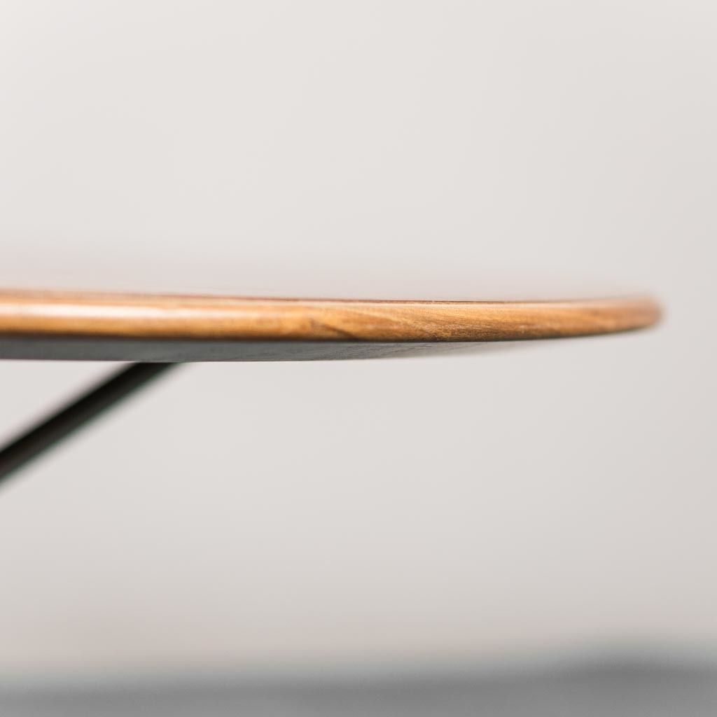 Vintage 50s Tubular Metal Wood Coffee Table photo Furniture