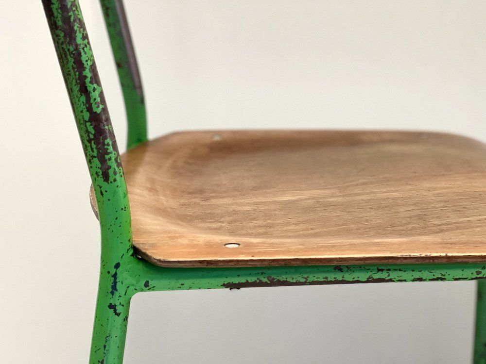photo for sale Industriële Houten Stoel, Jaren 1970