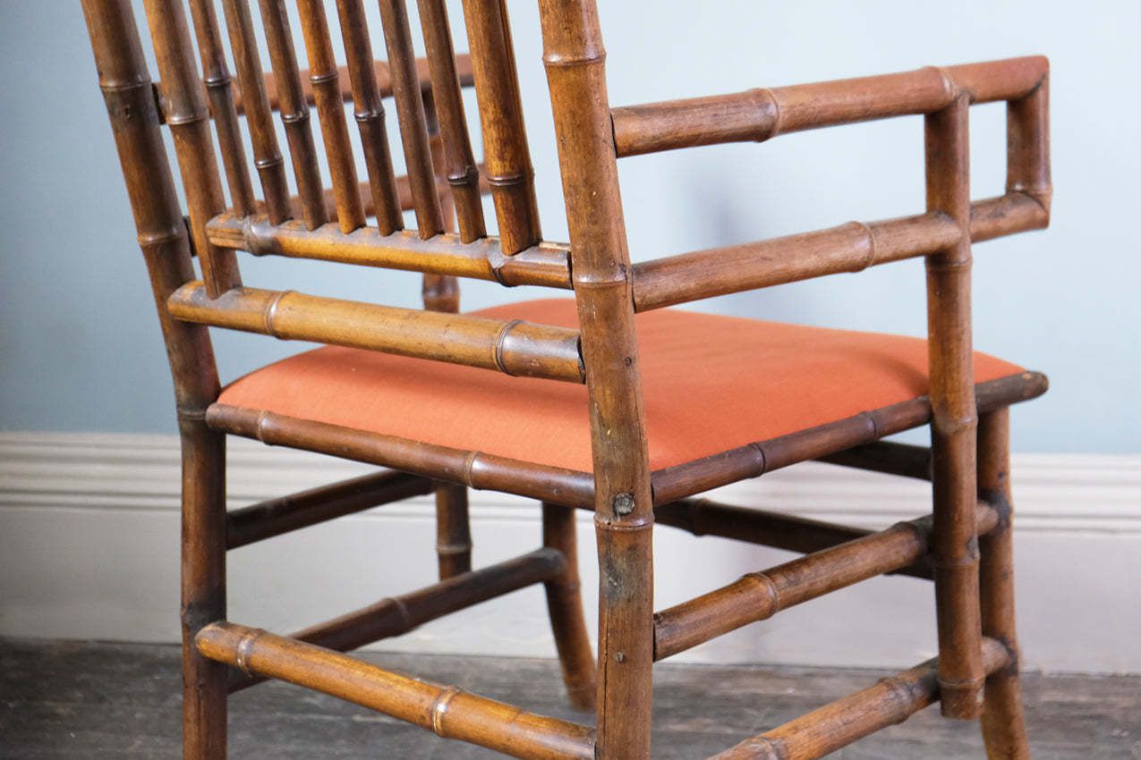Brighton Pavilion Bamboo Arm Chair photo vintage