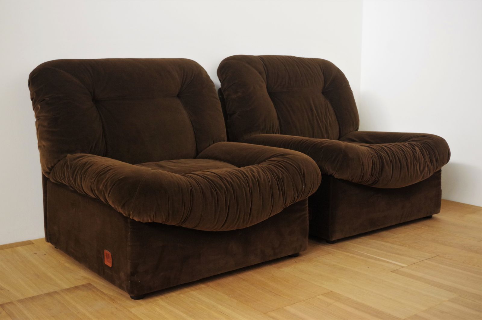 Panarea Modular Armchairs In Chenille From Lev & Lev, 1970s, Set Of 5 photo buy