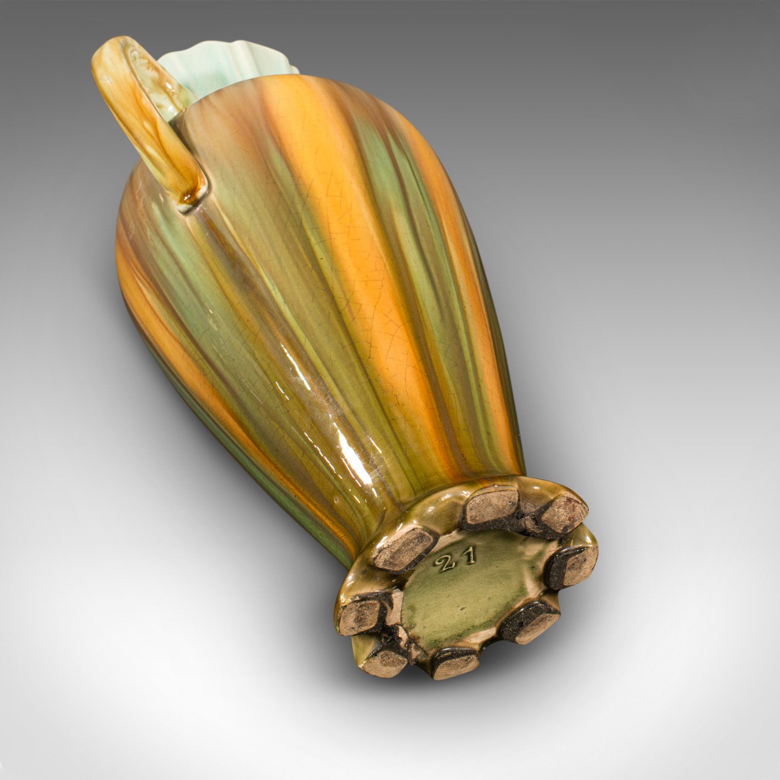 photo furniture Antique Decorative Vase, French, Ceramic, Flower Urn