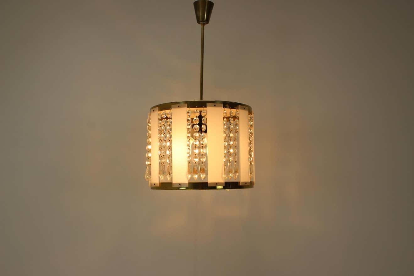 Mid Century Krystal Chandelier By Jablonecke Sklarny, 1970’s photo furniture