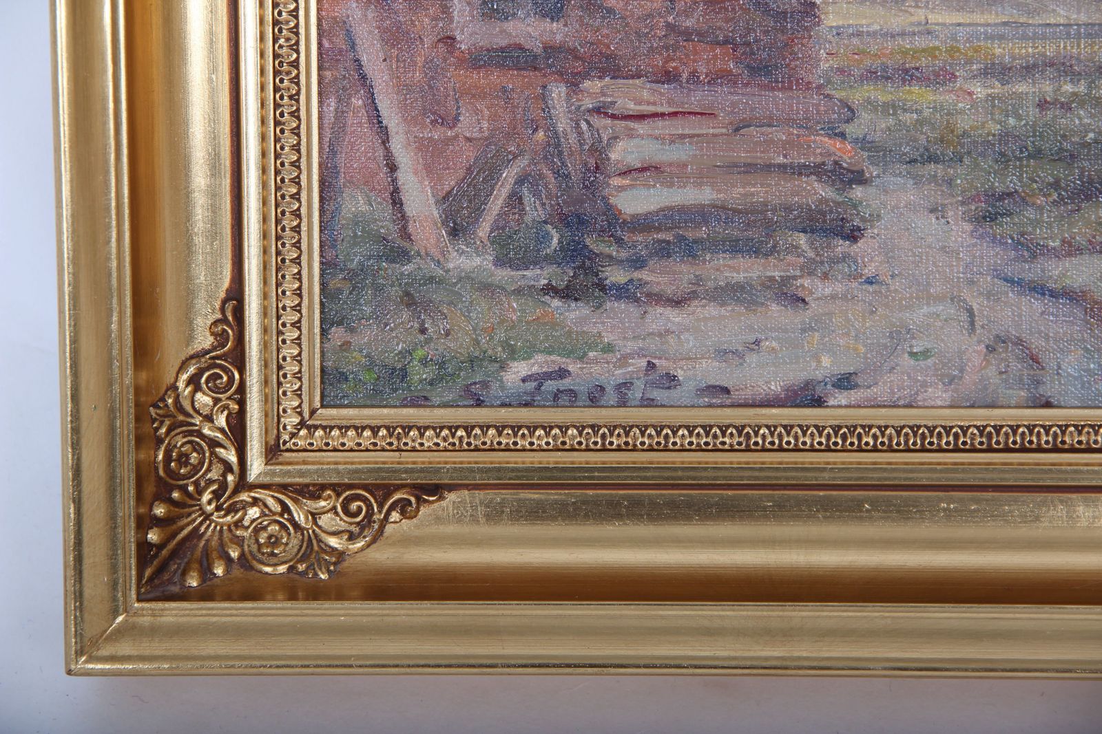 Sergius Frost, Sergius Frost: Danish Painter (1900 1994)  Danish Painting From The 1950s photo furniture