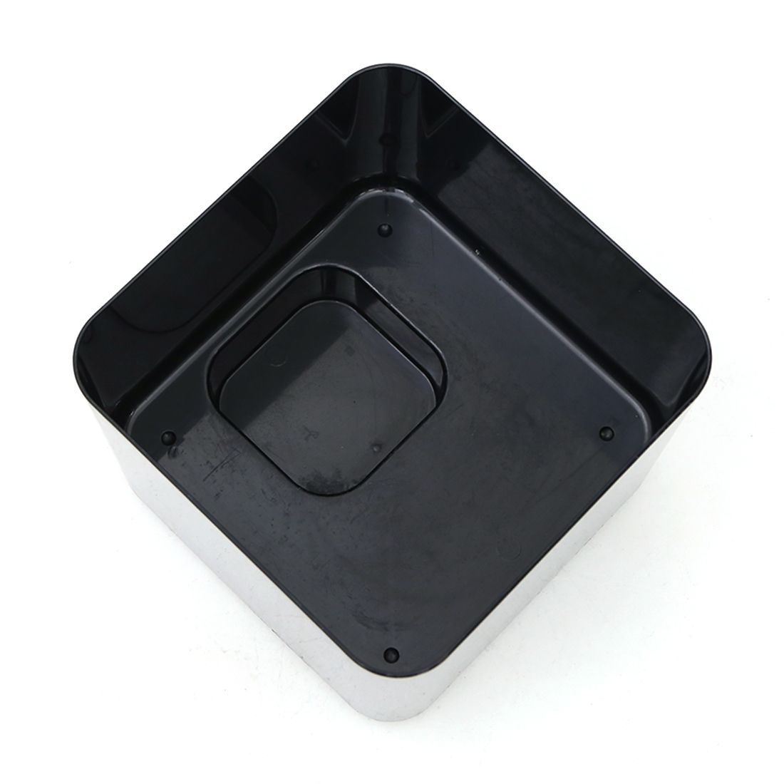“Crescendo” Planter In Black Abs By Isao Hosoe For Bilumen, 1970s