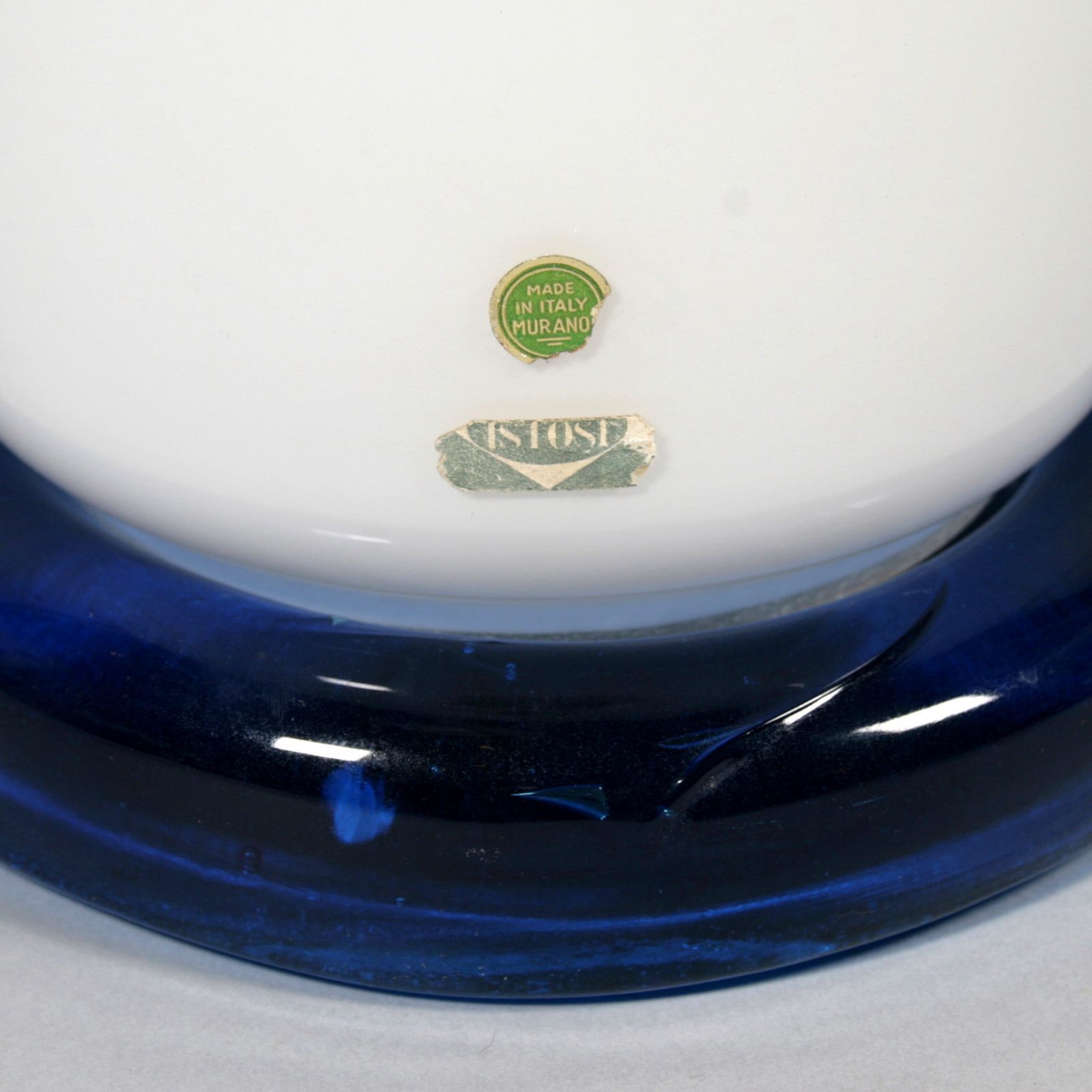 Mid Century Modern  Glass  Table Lamp By Vistosi photo for sale