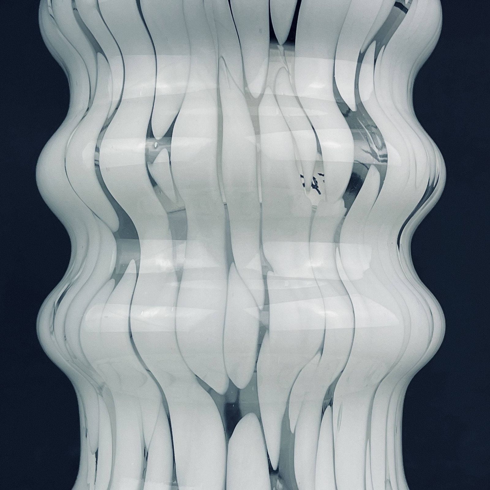 Mid Century White Murano Pendant Lamp Designed By Carlo Nason For Mazzega Italy 1960s photo Lighting