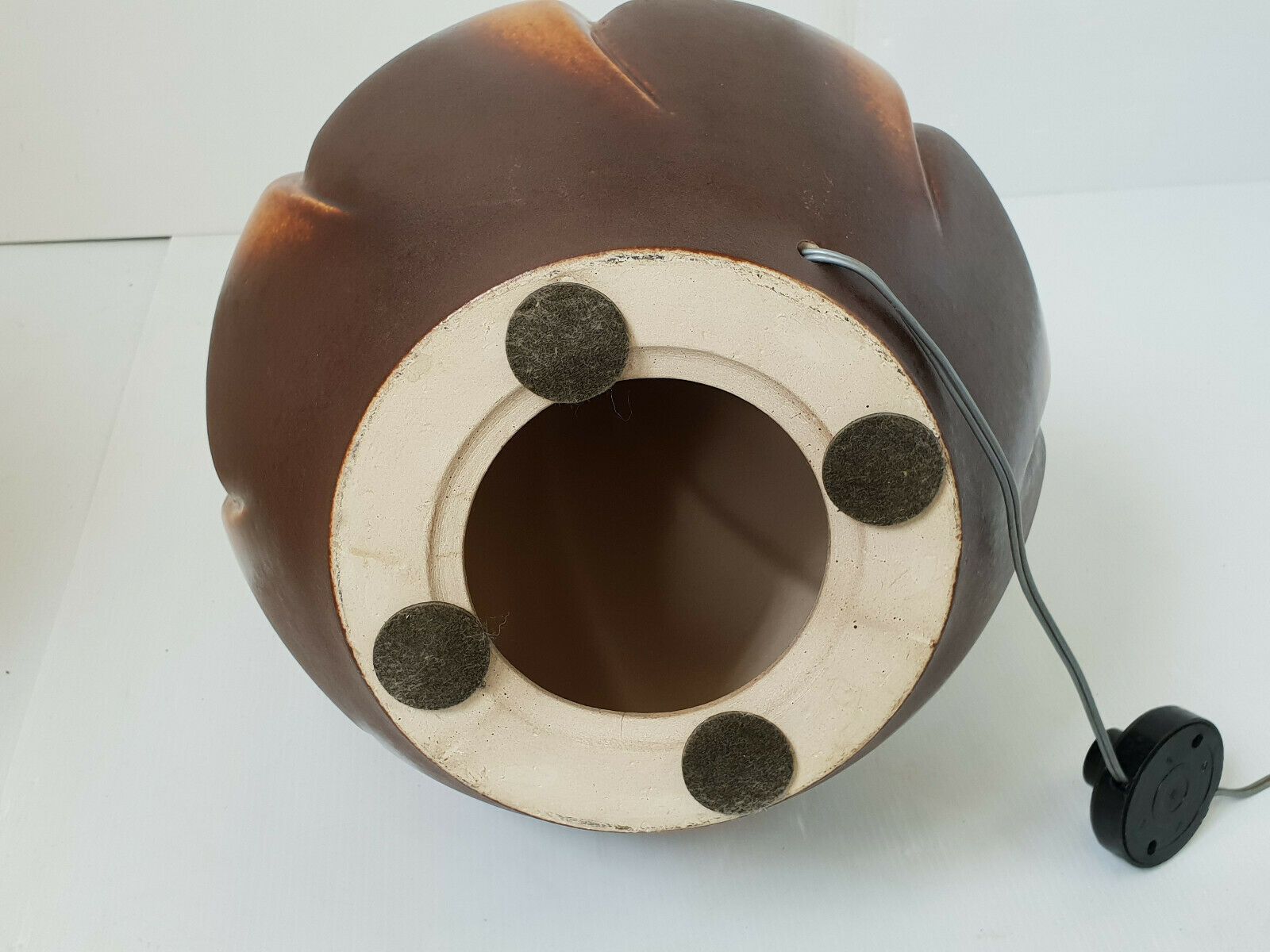 Important Vintage Table Or Floor Lamp 1970 In Ceramic 70s 1970s photo buy
