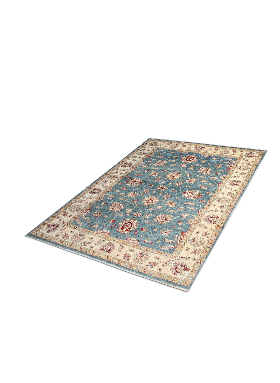 Handwoven Ziegler Rug Traditional Floral Wool Area Rug photo for sale
