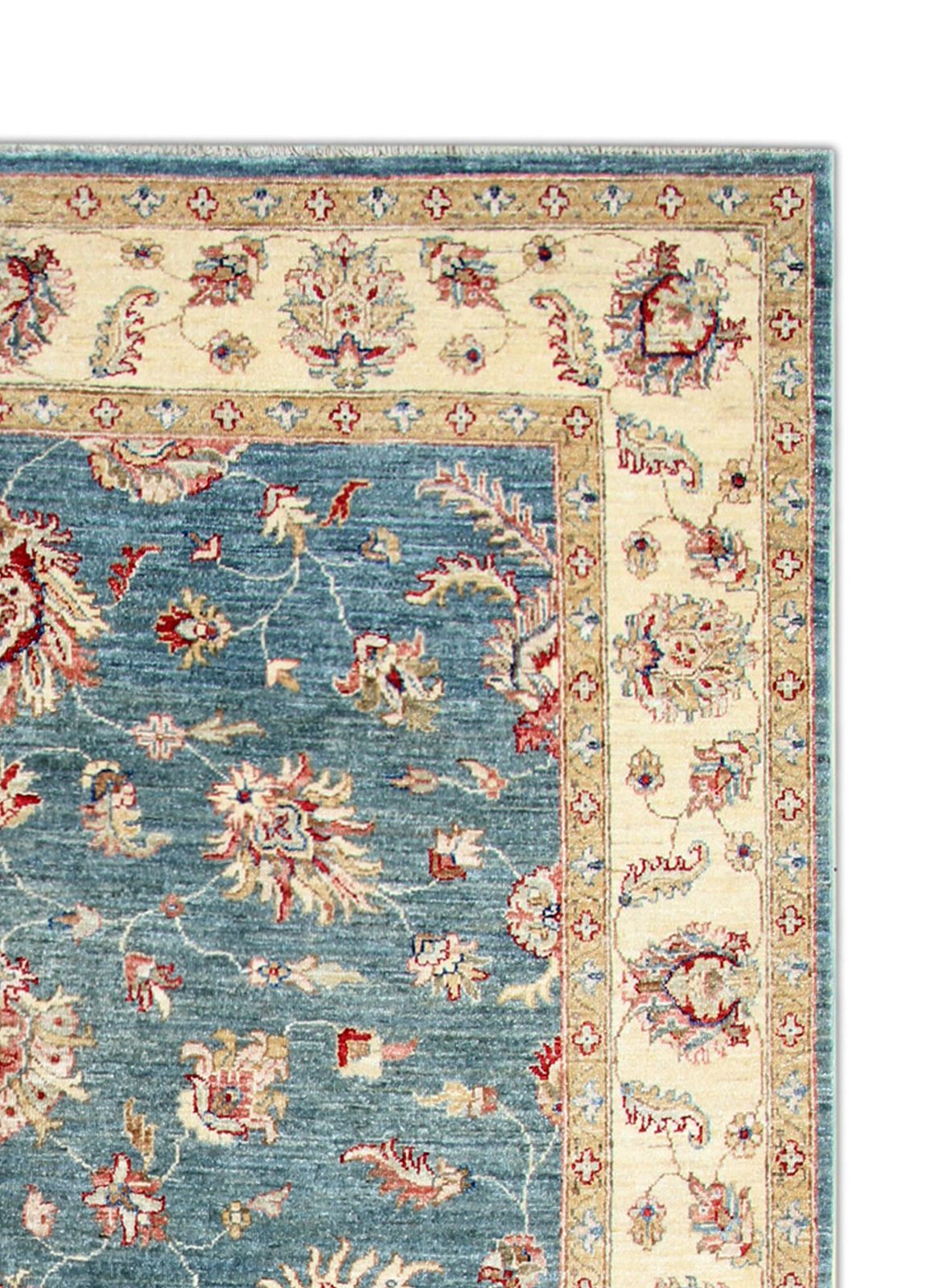 Handwoven Ziegler Rug Traditional Floral Wool Area Rug photo Textiles