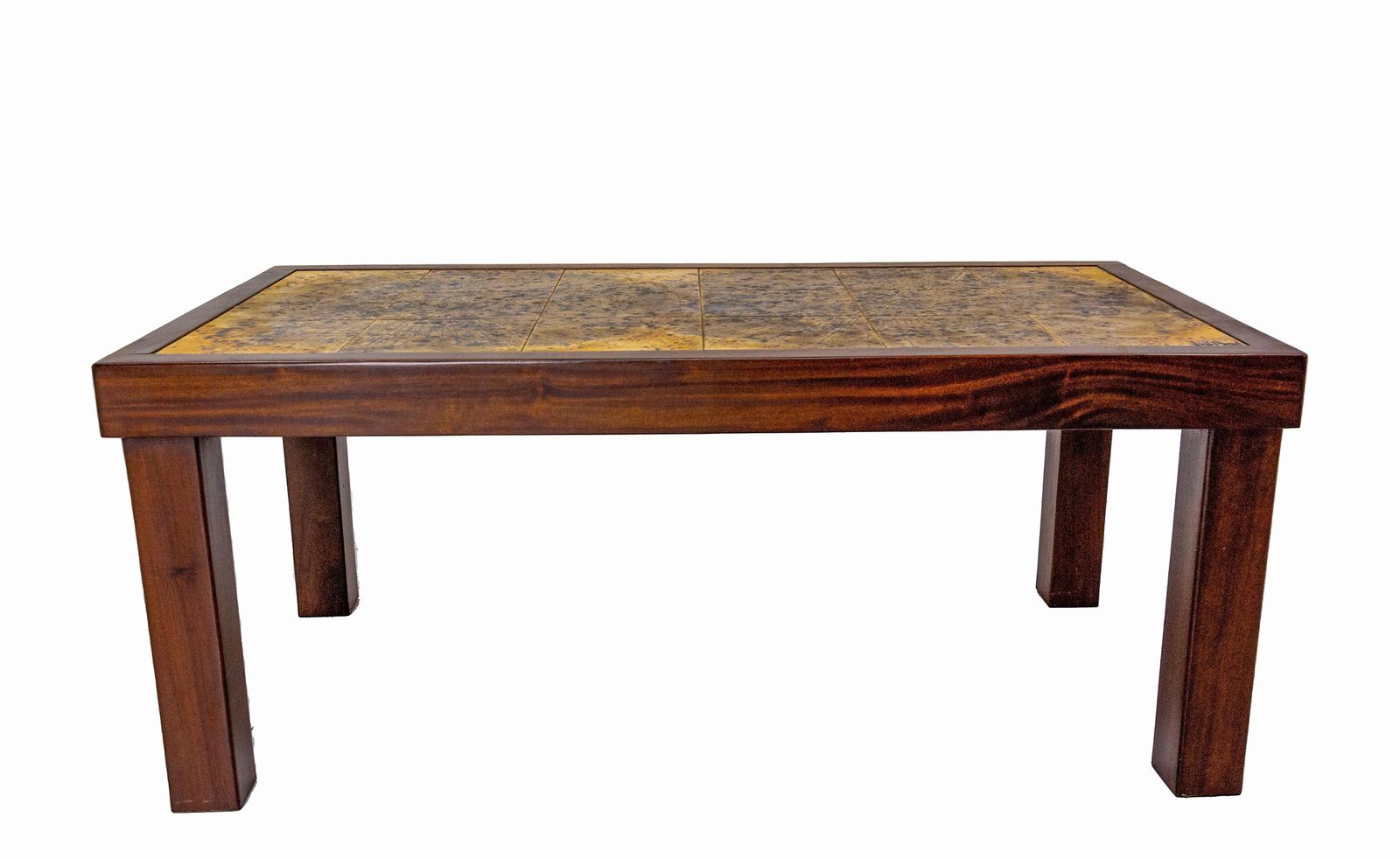Table basse française en céramique signée Jean d'Asti, Vallauris, 1960 photo for sale