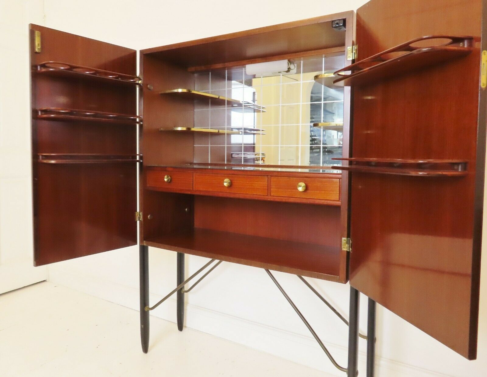 Stunning Vintage Svante Skogh United Furniture A Mahogany Cabinet photo 1250.0