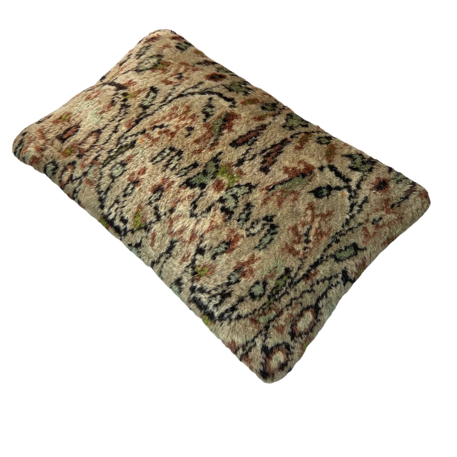 12'' X 20'' Vintage Hand Made Rug Cushion Cover, 30 X 50 Cm Decorative Rug Pillow Cover, Large Vintage Turkish Rug Cushion Cover photo furniture