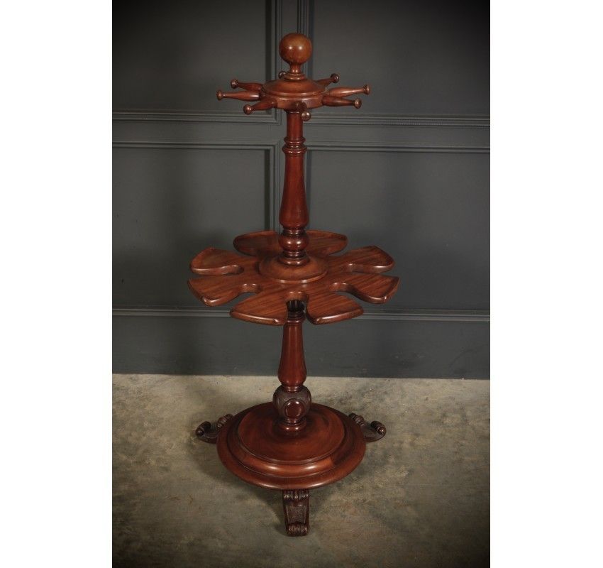 Victorian Mahogany Riding  Boot Rack
