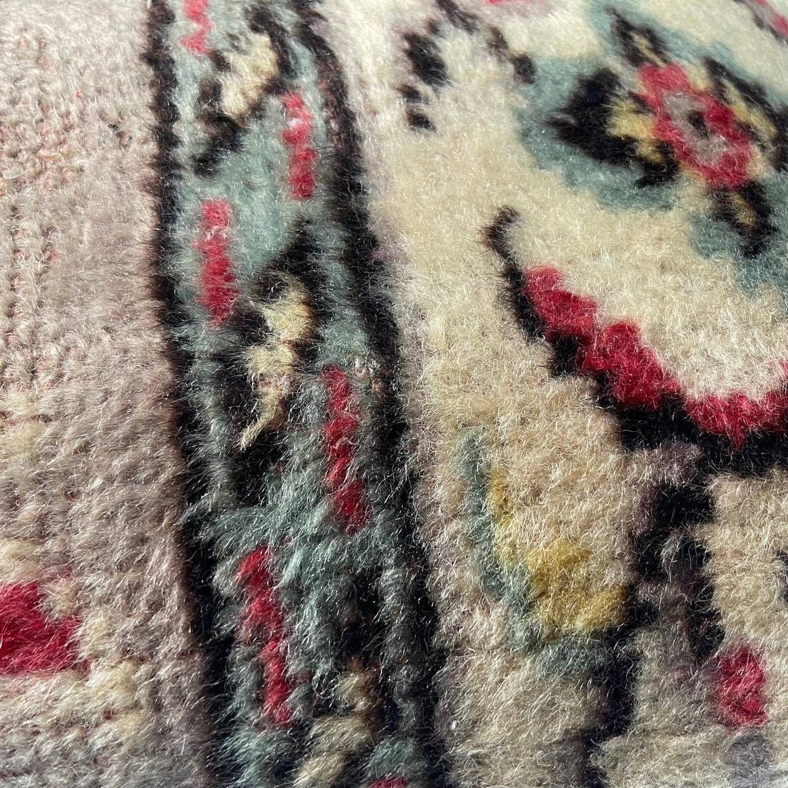 12'' X 20'' Vintage Hand Made Rug Cushion Cover, 30 X 50 Cm Decorative Rug Pillow Cover, Large Vintage Turkish Rug Cushion Cover photo furniture