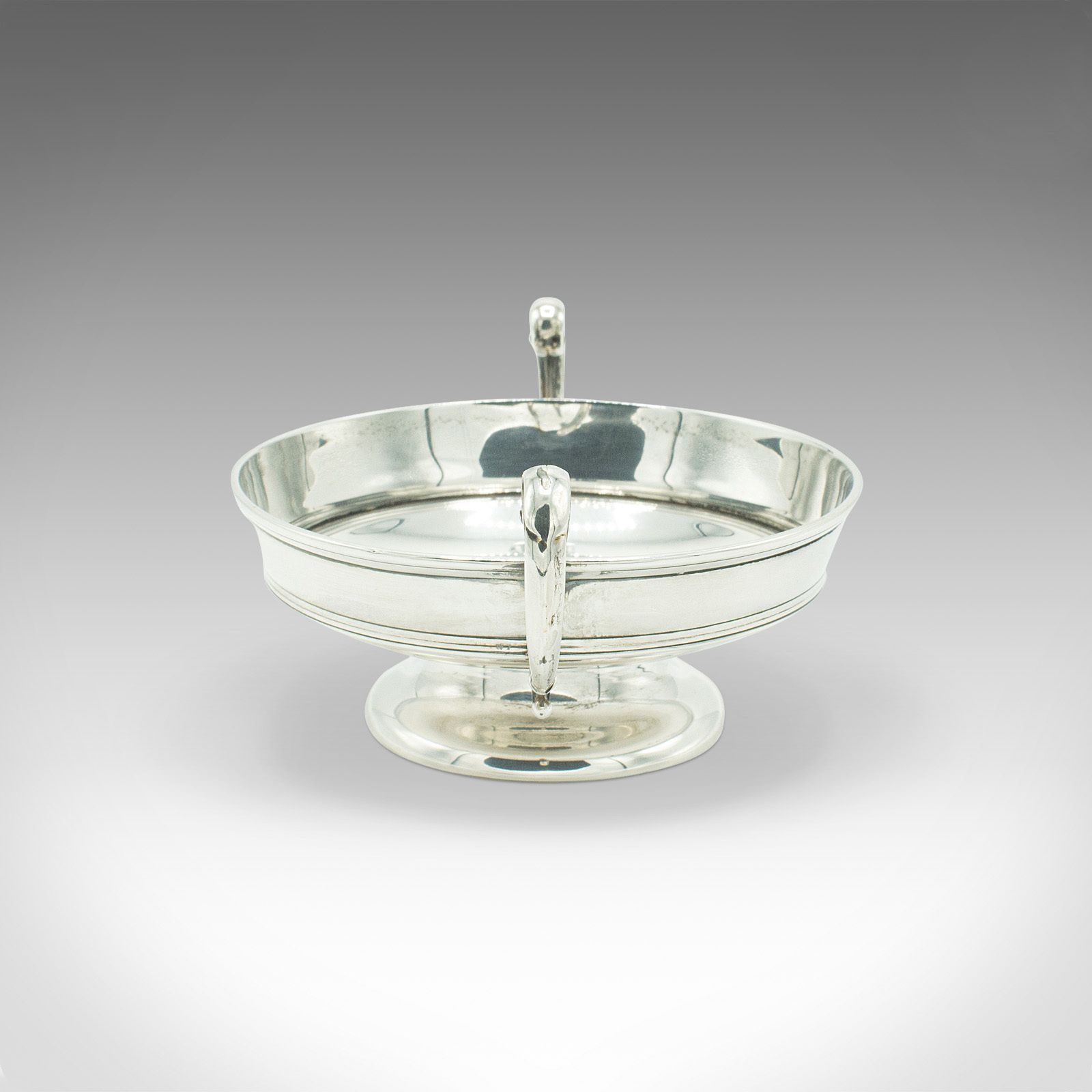 Pair Of Antique Bonbon Dishes, English, Sterling Silver, Serving Bowl photo furniture