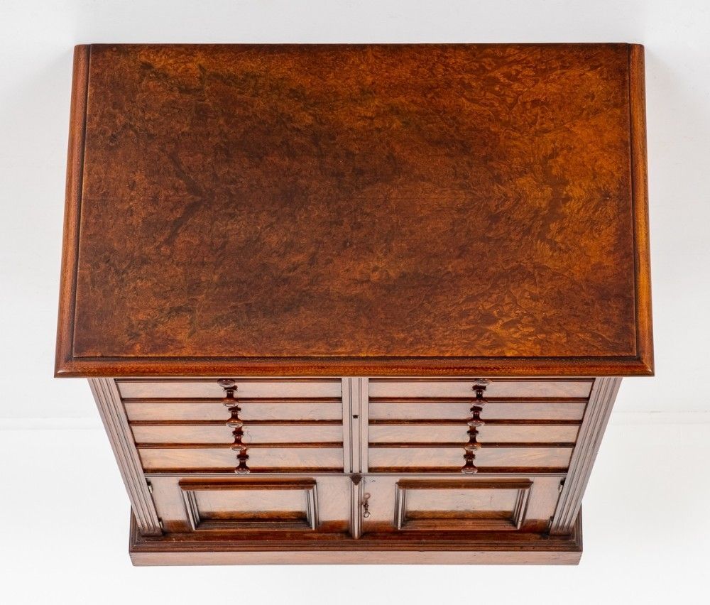Victorian Antique Cabinet Chest Drawers 1860 photo vinterior