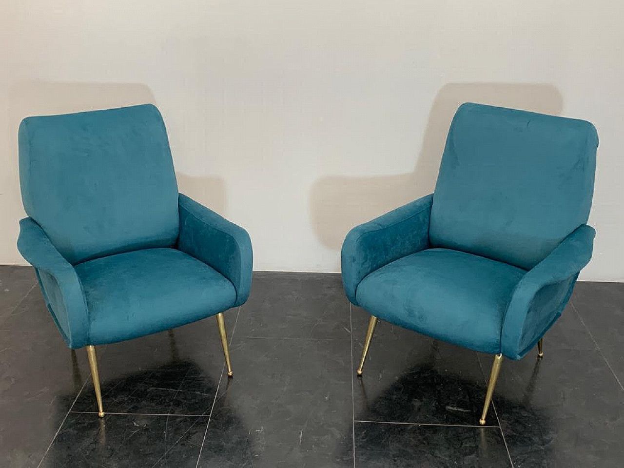 Pair Of Armchairs Model Lady In The Style Of Marco Zanuso, 1950s photo Furniture