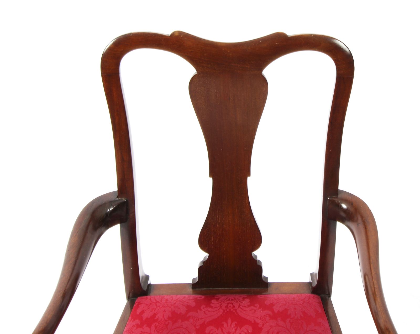 Antique Queen Anne Revival Mahogany Child's Chair   C1920 photo for sale