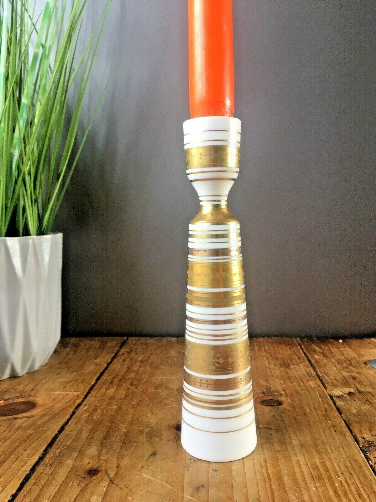 photo for sale Rosenthal Studio Line Bjorn Wiinblad Quatre Couleurs Scandi Candlestick Holder.