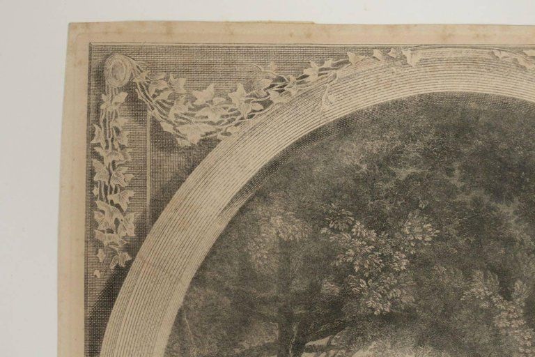 Steel Engraving From The 19th Century “Le Depart Du Courier” photo Art