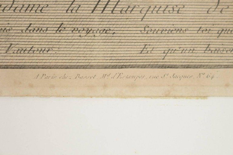 Steel Engraving From The 19th Century “Le Depart Du Courier” photo buy