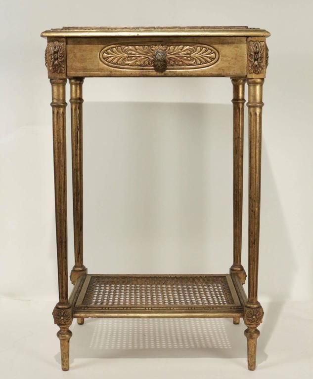 Elegant Console With A Centre Drawer In The Style Of Louis XVI photo furniture