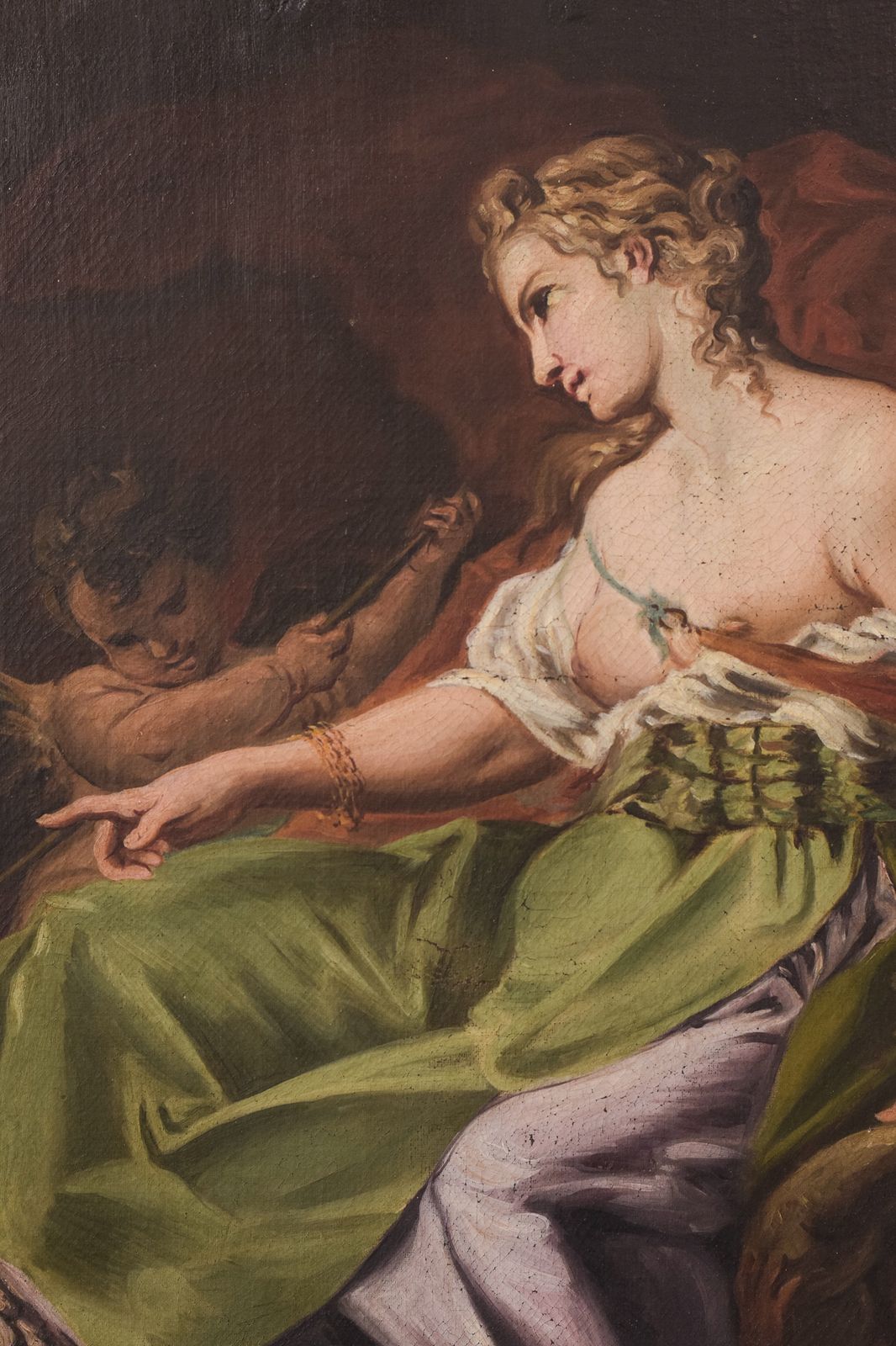 Allegory Of Grandeur   19th Century Follower Of Corrado Giaquinto (1703 1766) photo furniture