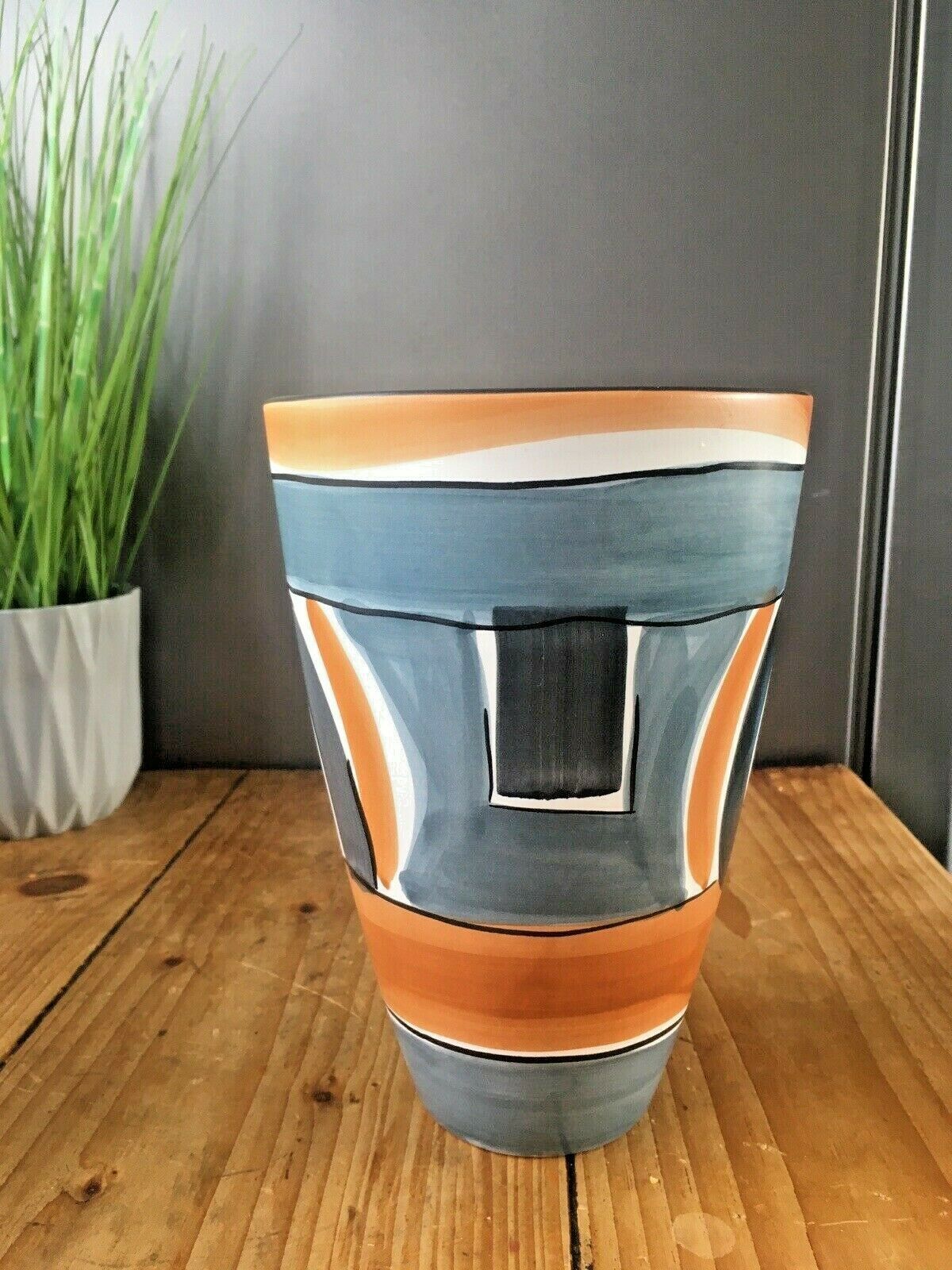 Unusual Mid Century Vase Abstract West German Italian Dutch  60's 70's Vintage photo buy