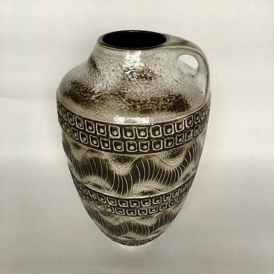 Mid Century Ceramic Floor Vase From Carstens Tonnieshof West Germany photo for sale