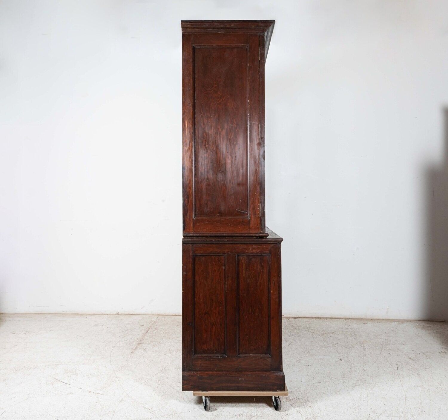 Large 19thc English Specimen Display Cabinet  Bookcase photo vintage