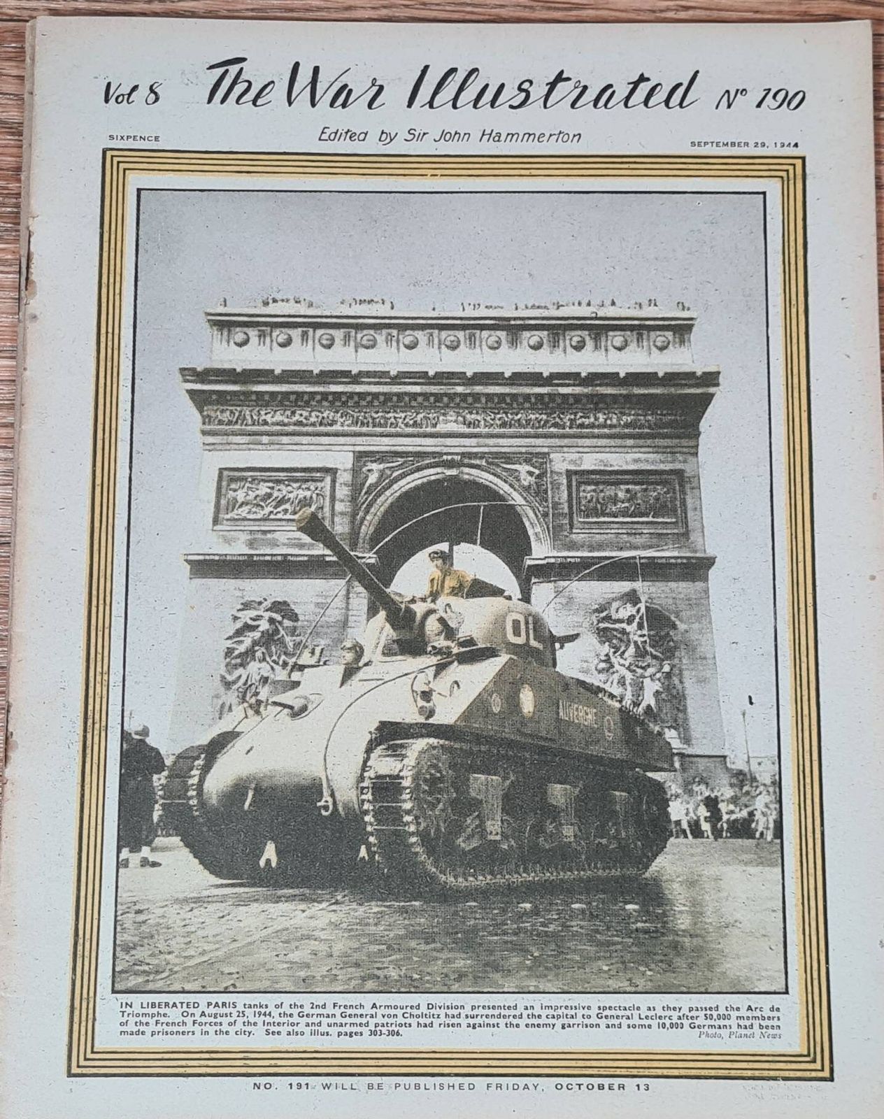 The War Illustrated   Original Newspaper From World War Two photo 215.0