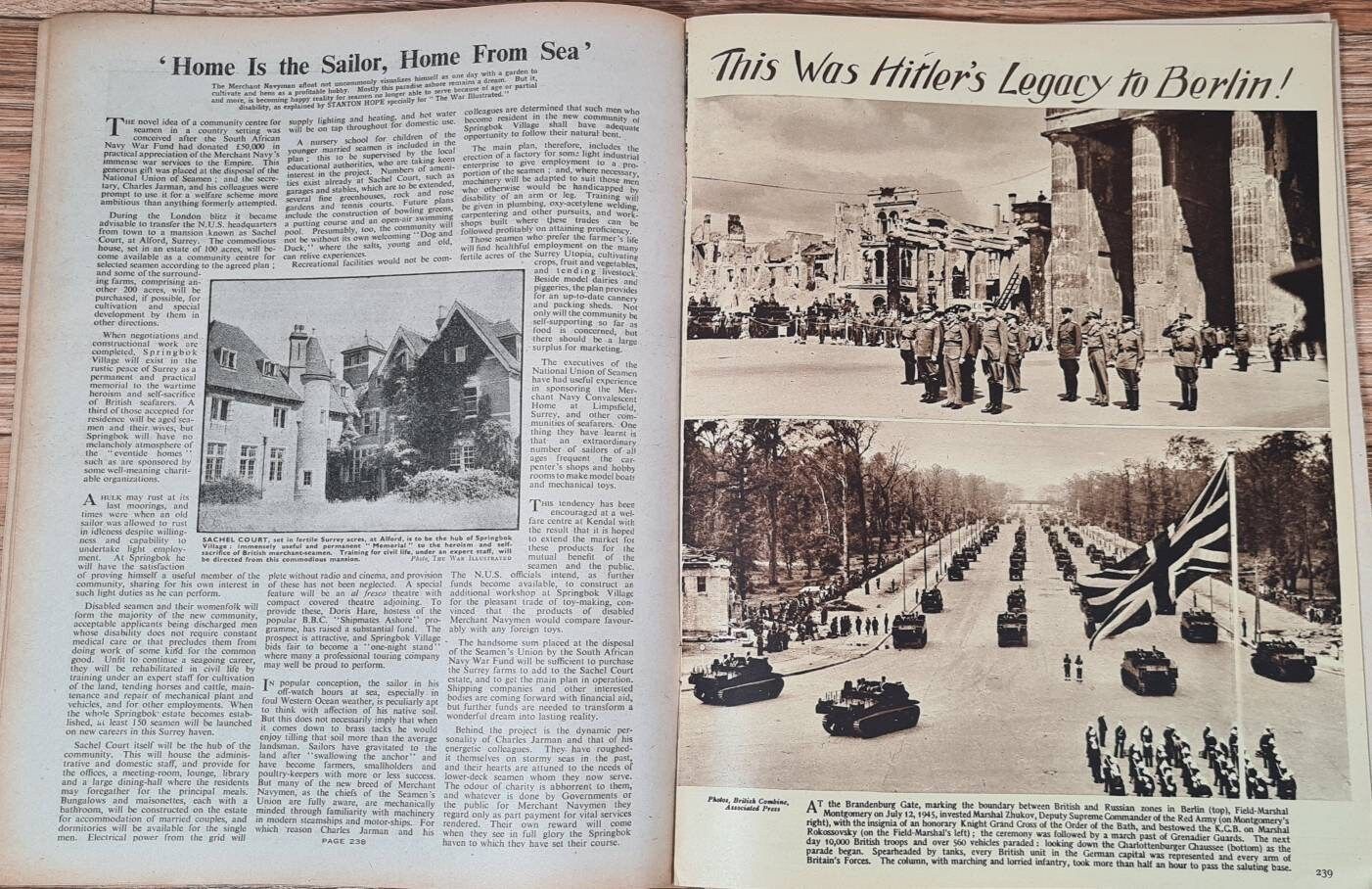 photo furniture The War Illustrated   Original Newspaper From World War Two