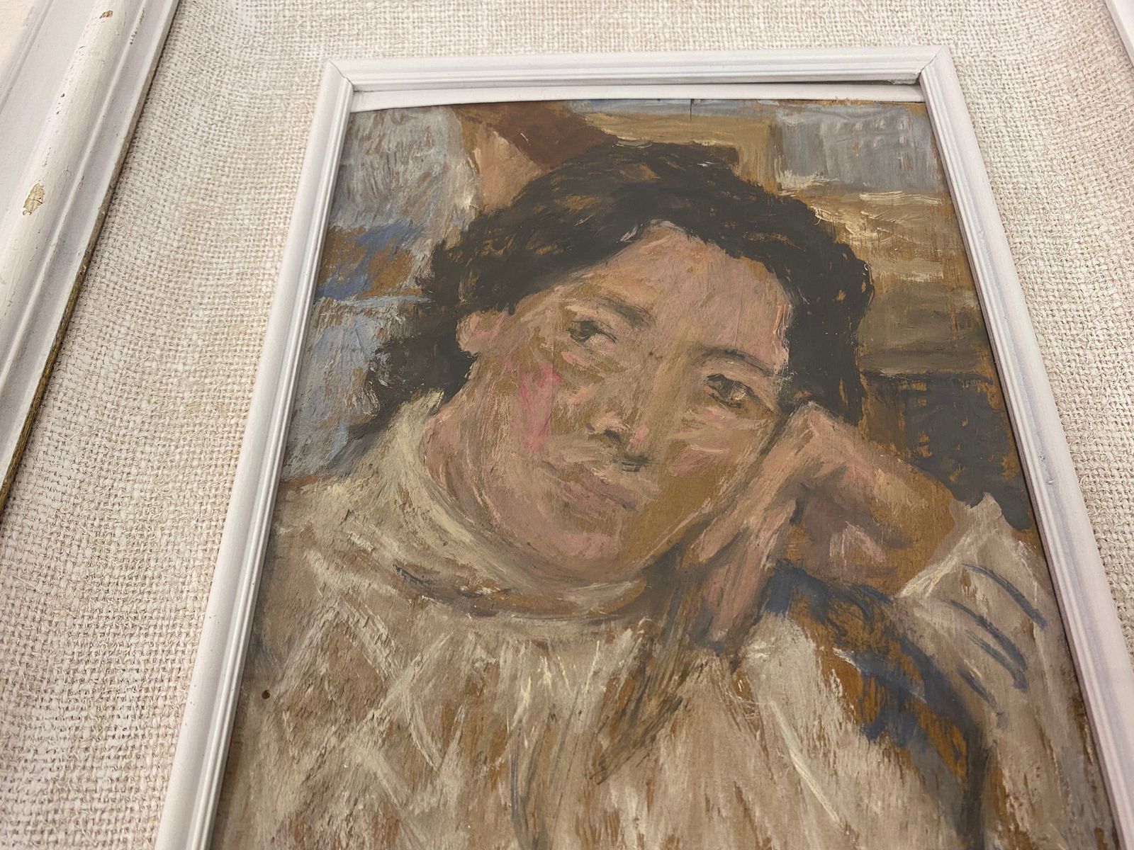 1970s Italian Portrait Painting photo Art