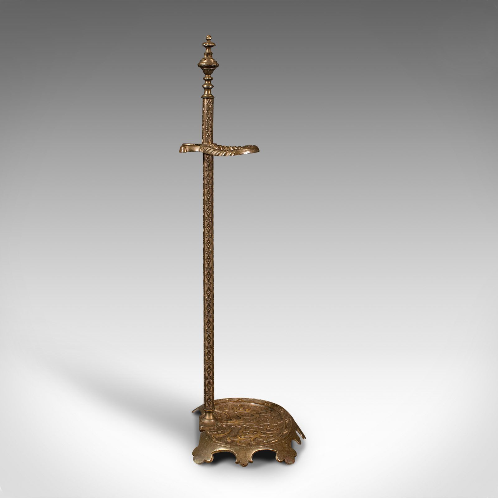 Antique Stick Stand, French, Brass, Hall, Umbrella Rack photo for sale