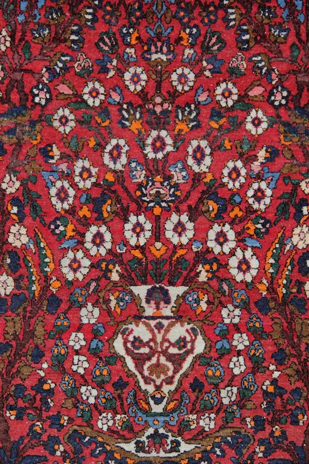 Traditional Red Wool Carpet Handknotted Orienal Antique Area Rug photo furniture
