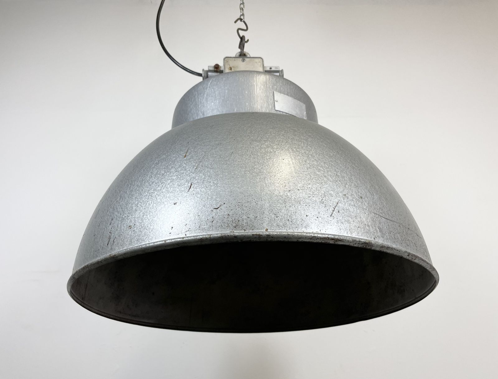photo furniture Industrial Polish Factory Pendant Lamp From Mesko, 1970s, 2x