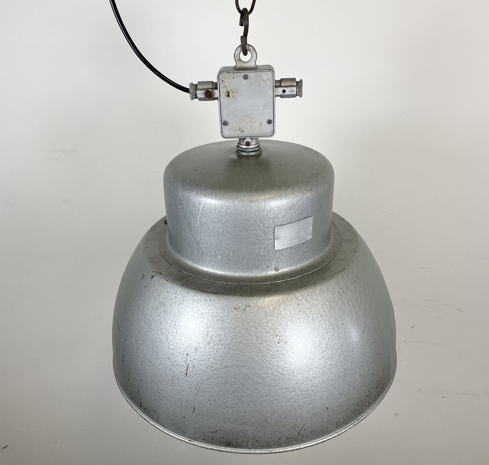 photo buy Industrial Polish Factory Pendant Lamp From Mesko, 1970s, 2x