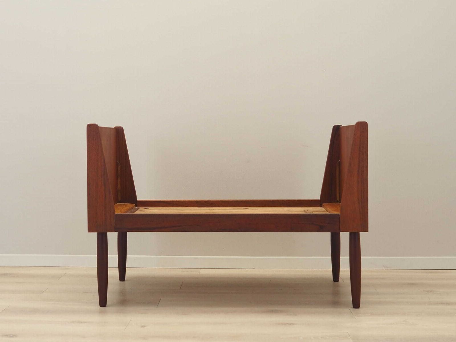 Teak Bed, Danish Design, 1970s, Manufactured In Denmark photo furniture