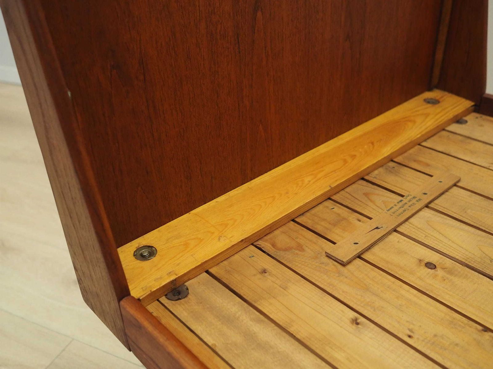 579.0 Teak Bed, Danish Design, 1970s, Manufactured In Denmark photo