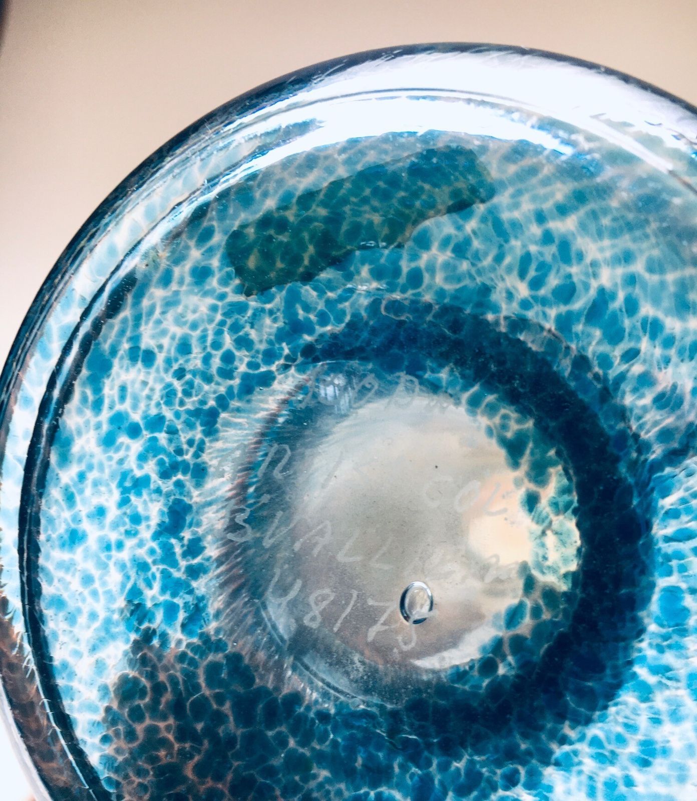 photo vintage Boda Artist Collection Art Glass Vase By Bertel Vallien For Kosta Boda, Sweden 1980's