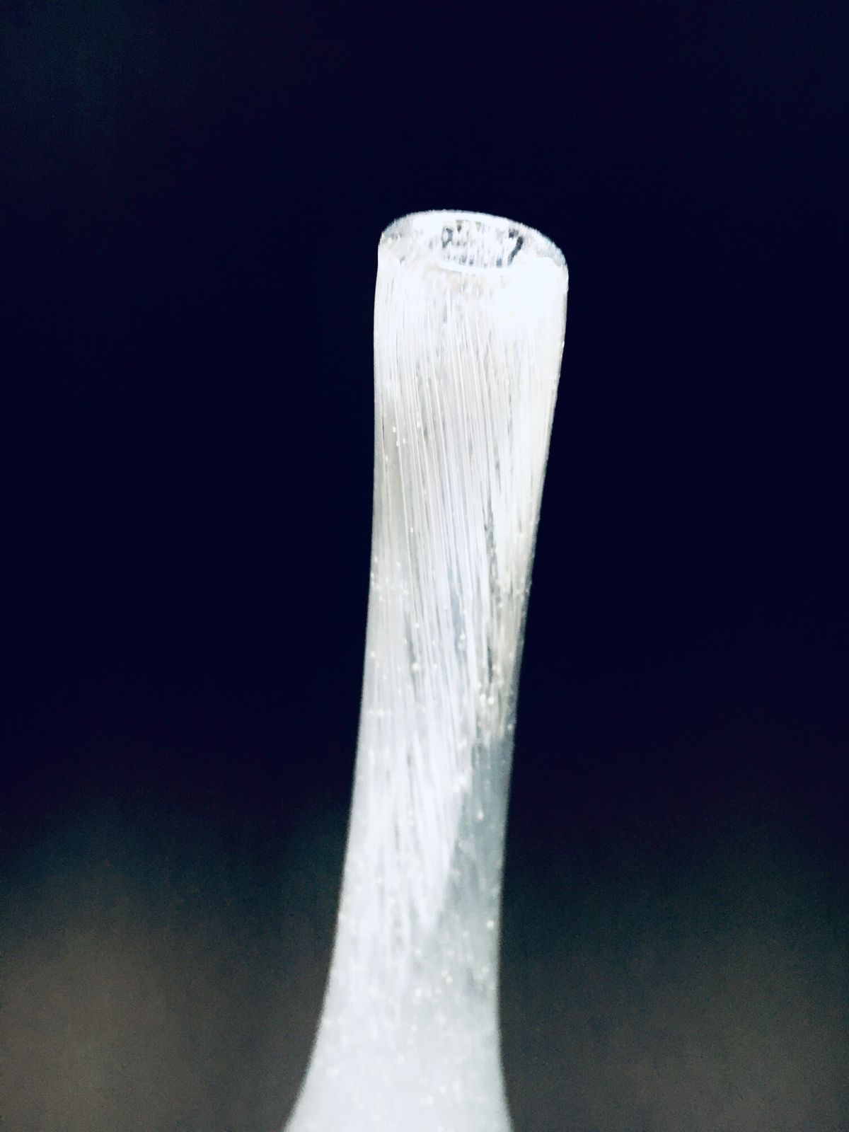 photo for sale Vintage Art Glass Bubble Spout Vase, France 1960's