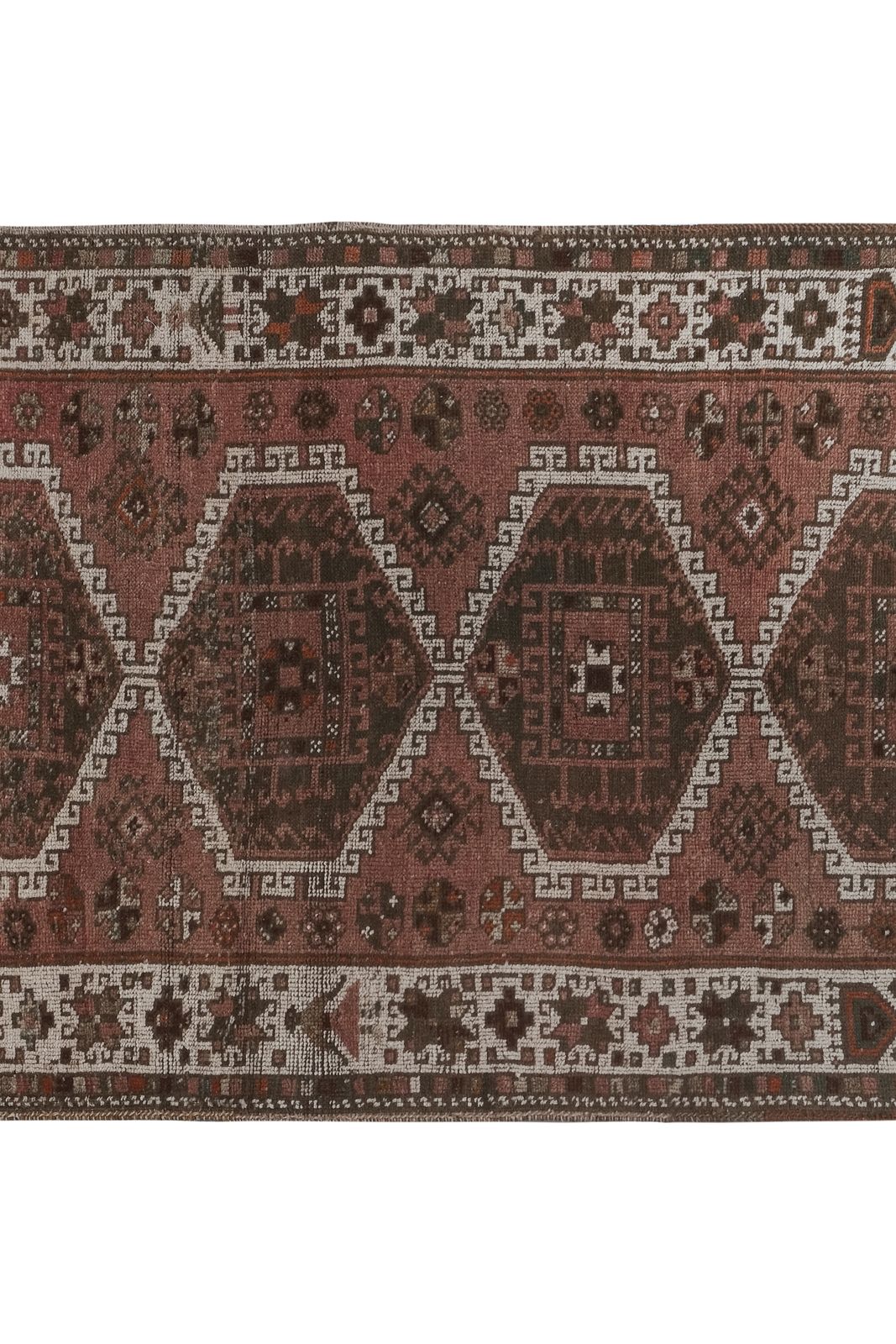 Kurdish Hand Knotted Distressed Tribal Runner 4'4'' X 8'7'' photo furniture