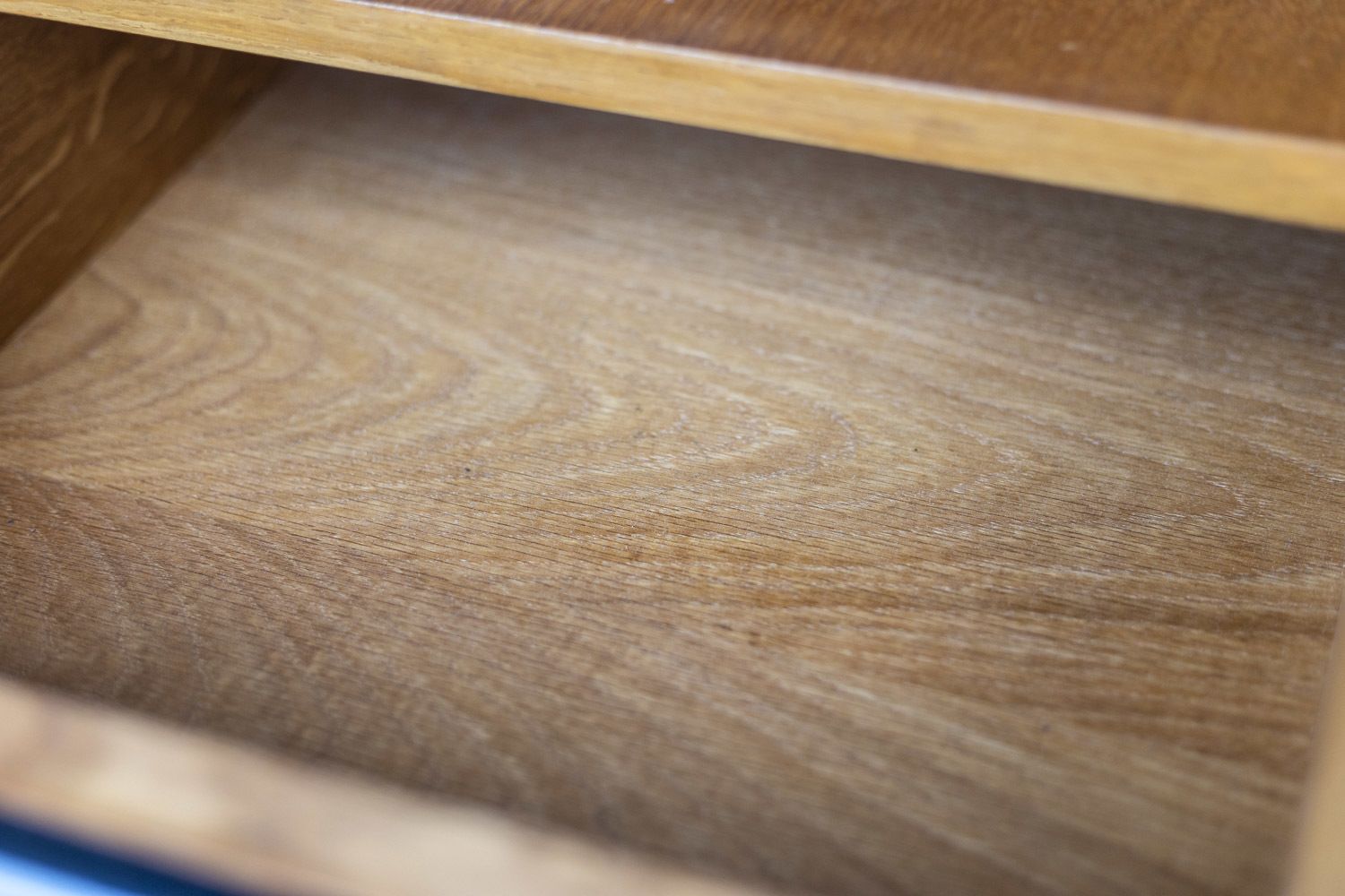 Desk In Oak And Lacquered Metal, 1970s photo buy
