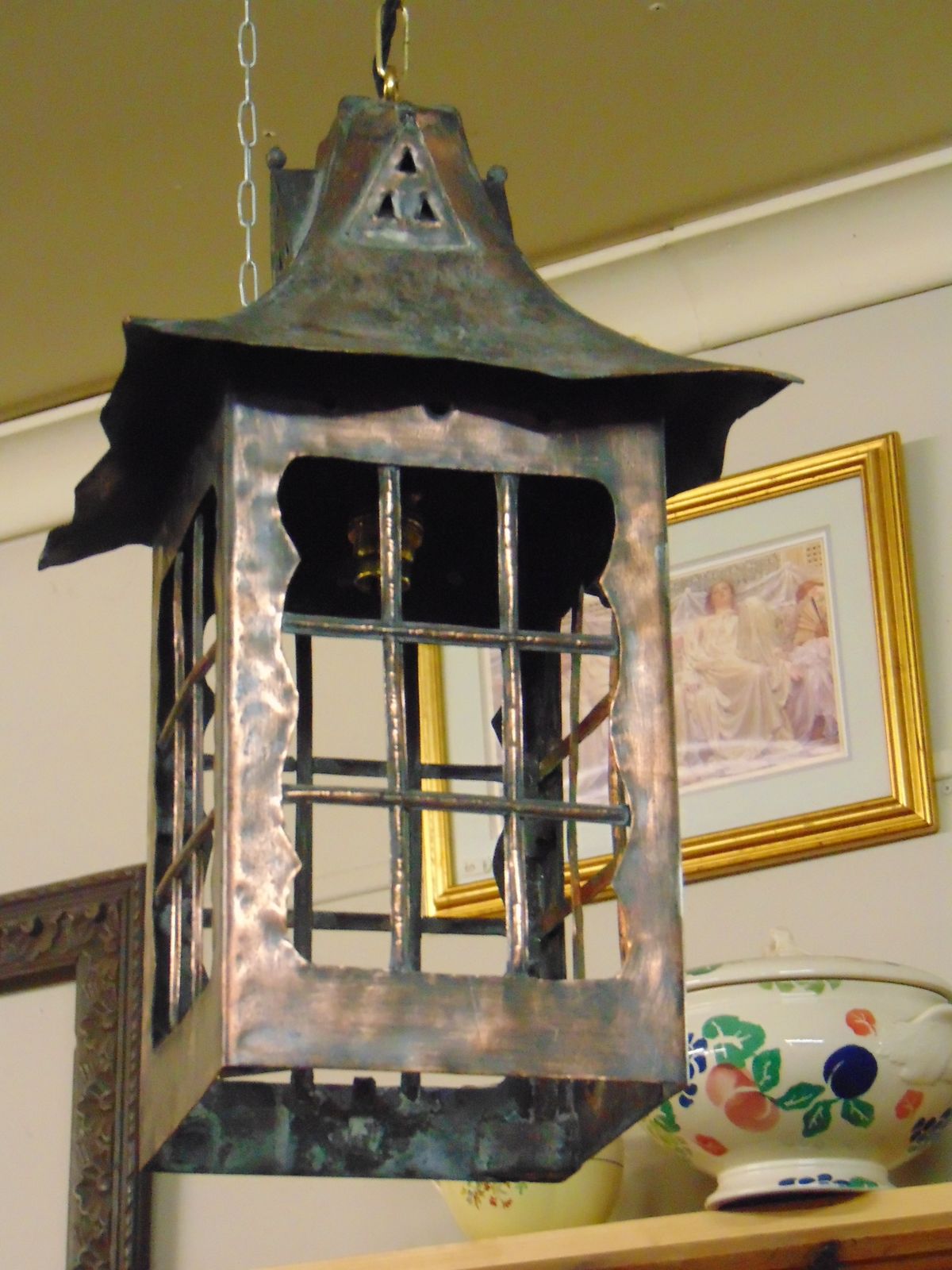 Industrial Style Lantern, 2000s photo buy